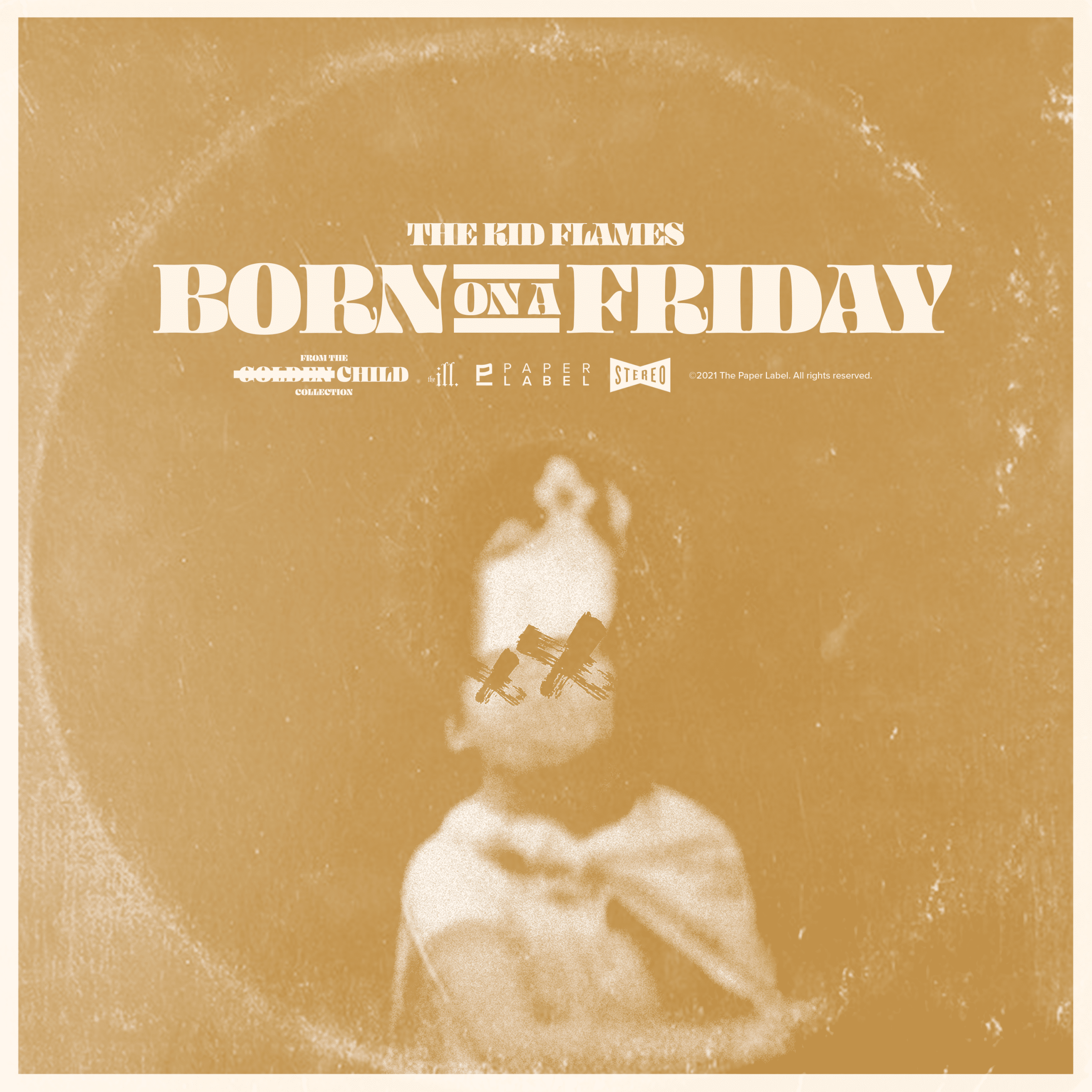 The Kid Flames "Born On A Friday" Single Art